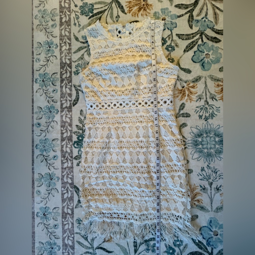 Lulus Kenna White Crochet Lace Sleeveless Bodycon Dress - Picture 13 of 15